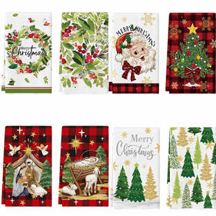 }QϴNϴ벼Christmas Dish Towels 40X60 Rd羳