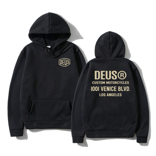 Winter Cotton Essential Men Deus-Ex-Machina Cogs Hoodie Swea