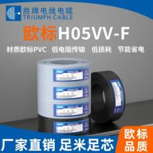 勝牌源廠歐標H05VV-F多芯護套軟線純銅絲優質插頭線VDE認證電源線