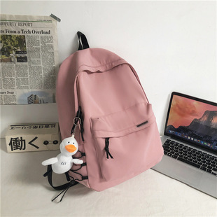 2022春季新款街頭潮流男女學生書包簡約大容量雙肩包旅行尼龍包