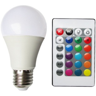 lRGBɫ7W 9W 10W 12W ߲ʟbؿ RGB BULB 110V