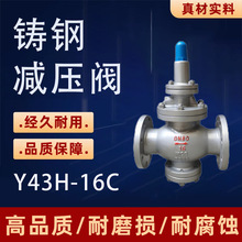 先導式鑄鋼減壓閥Y43H-16C高溫蒸汽可調式穩壓閥DN50 DN80