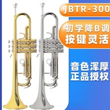 JINBAO津寶小號樂器降B調專業JBTR-300黃銅管初學者演奏學校樂團