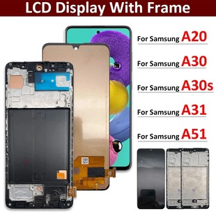 mSamsung A20 A30 A30s A31 A51 LCD DisplayĻɎ