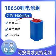 兩串兩並18650鋰電池組 4400mAh電子門鎖噴霧器醫療設備7.4V