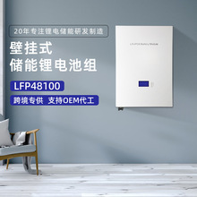 磷酸鐵鋰電池批發48V100ah光伏發電壁掛儲能鋰電池組家庭通信電源