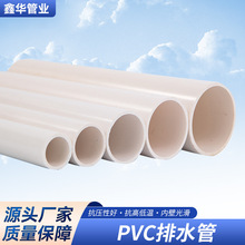 定制生產PVC排水管小區落水管UPVC聚氯乙烯下水管PVC建築用排水管