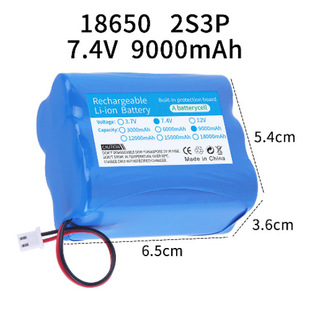 7.4V 18650 Eb  9000Mah ɳ늳ؽM UPo + X