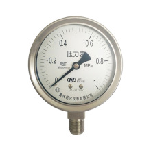 川儀壓力表不銹鋼壓力表YTH-100 0～0.6MPa 1.6級 M20×1.5徑向