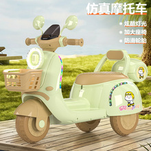 新款寶寶兒童電動車木蘭電摩托2-8歲男孩女孩玩具車雙驅三輪車