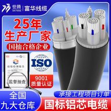 鋁芯電纜YJLV22 4 3+1芯 10 16 25 35 50 70平方架空鎧裝電力電纜