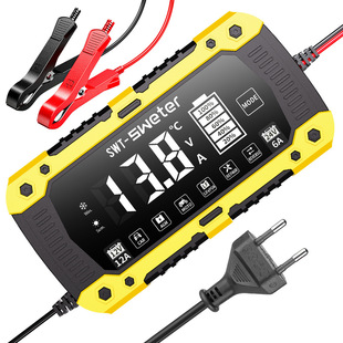 跨境新款12V12A24V6A LiFePO4 14.6V 29.2V 汽車摩托車電瓶充電