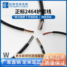 勝牌UL2464-24AWG/6C美標PVC多芯電源線 彩色鍍錫銅芯線過粉線
