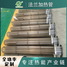 供應法蘭式水箱加熱器 大功率法蘭加熱管 插入式法蘭加熱管