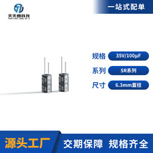 汽車級35V100uF鋁電解電容 -40℃~125℃ 抗震設計 替代紅寶石