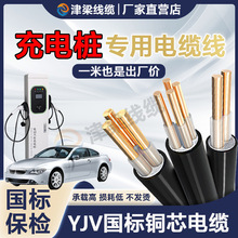充電樁電源線35芯6平方7KW新能源汽車專用電線國標純銅戶外電纜線