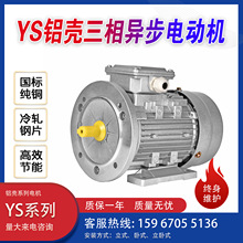YS 2極包郵機械設備用鋁殼電動機0.55/1.1/1.5KW三相異步交流馬達