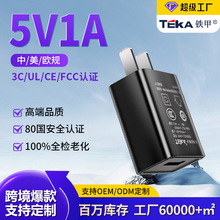 定制5V1A手機充電器多國認證規格 高品質源頭工廠5v1a充電頭USB