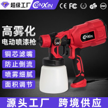 現貨氣動插電式電動噴槍家用油漆噴塗工具便攜式自動電動噴塗機