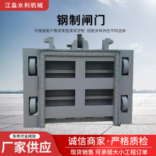 鋼制閘門碳鋼止水鋼閘門平面滑動閘門手動電站液壓壩鋼制平面閘門