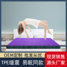 跨境護腰護脊TPE床墊家用薄款彈簧兒童專用席夢思可拆洗tpe非乳膠