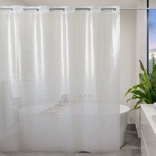 ǶʽhPEVAԡڰ׷HOOKLESS SHOWER CURTAINohԡ