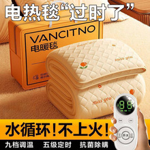 季造水暖毯恆溫水循環雙人單人靜音家用加厚床墊電褥子智能電熱毯
