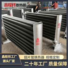 翅片式空氣熱交換器工業鋼鋁翅片管散熱器不銹鋼蒸汽換熱器加熱