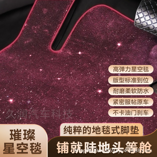 地毯式直鋪墊星空毯全包圍汽車腳墊上層墊高擋通用型一體成型