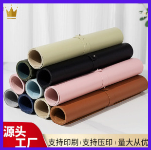 熱賣純色皮革鼠標墊大號皮革桌墊大號廣告鼠標墊定制鼠標墊子批發