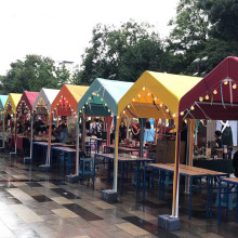 露營網紅集市擺攤帳篷室外活動商用遮陽棚家用雨棚車庫露營停車棚