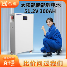 15度電儲能鋰電池落地立式帶輪48V太陽能磷酸鐵鋰電家用儲能鋰電