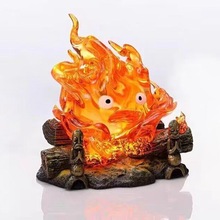 心臟的火苗 火焰 卡西法 可發光 火之惡魔 呼吸燈 模型雕像 擺件