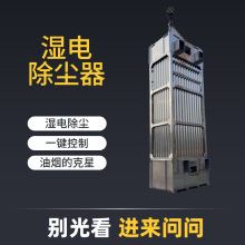 濕式高壓靜電除塵器捕焦油器鍋爐化纖除黑白油煙高壓靜電除塵器