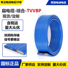 廠家供應TVVBP綜合型扁電纜電梯升降機線電纜動力扁線電纜伸縮線
