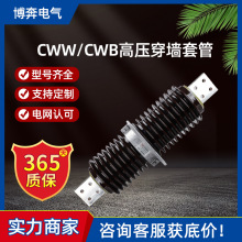 CWW高壓穿牆套管CWB/FCGWB-12/20/40.5KV陶瓷絕緣防污630/4000A