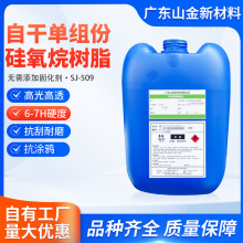 SJ-509抗塗鴉防護光油硬度高6-8H抗刮防污漆罩面玻璃硅氧烷樹脂