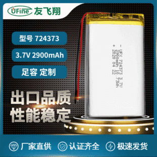 UFX724373  3.7v 2900mAh tO  ܇do늳