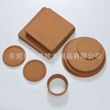 正方形圓形軟木杯墊 天然磨邊軟木鍋墊 防滑墊隔熱墊 免費寄樣