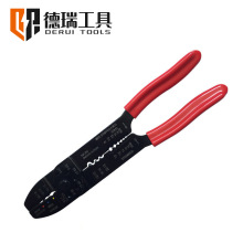 德瑞工具HS-313 多功能手動壓線鉗 電纜剝線開線 平頭剝線鉗批發