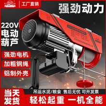 微型電動葫蘆220V家用新款小型吊機無線遙控卷揚提升機升降起重機