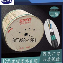 太平洋GYTA53-12B1.3 12芯單模  層絞式重鎧裝 室外光纜 光纜廠家