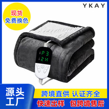 現貨可水洗雙層控溫發熱跨境Electric blanket電熱毯蓋毯加熱毯