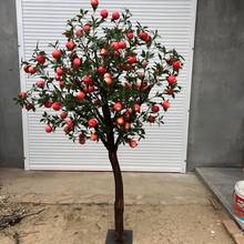 仿真蘋果樹水果樹紅色蘋果中式客廳室內酒店家居擺設高檔水果批發
