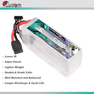 CODDAR 5200MAH 6S 22.2V 60CLm̶ģRC܇ģ늳