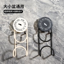 輕奢按壓吸盤臉盆架新掛鈎浴室盆子收納架置物架廁所免打孔家用掛