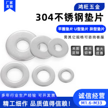 304不銹鋼實心圓片平墊片無孔圓片實心平墊封管堵頭圓形墊圈鐵片
