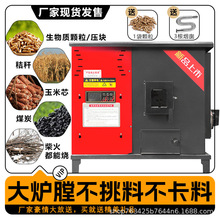 生物質顆粒取暖爐家用地暖水暖暖氣片多功能采暖爐子環保顆粒鍋爐