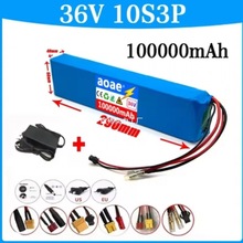 10S3P 36V100000ah電池組18650鋰離子電池500W用 於大功率摩托車