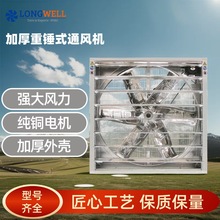 朗偉大功率負壓風機工業排氣扇 養殖場換氣扇 廠房通風降溫排風扇